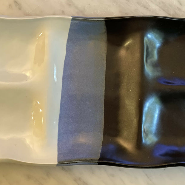 Rectangular 5 section platter