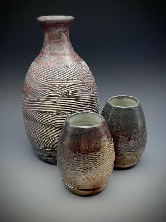 Sake Set with 2 Cups