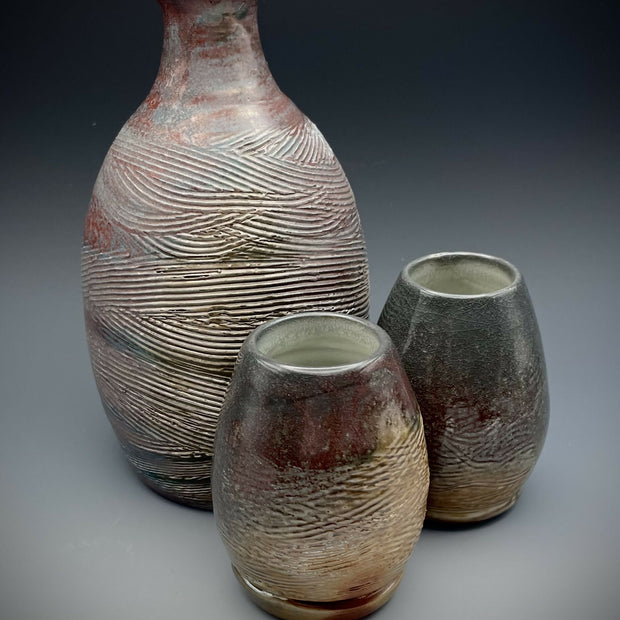Sake Set with 2 Cups