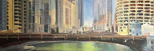 PRINT Green River : Chicago celebrates St Pat's