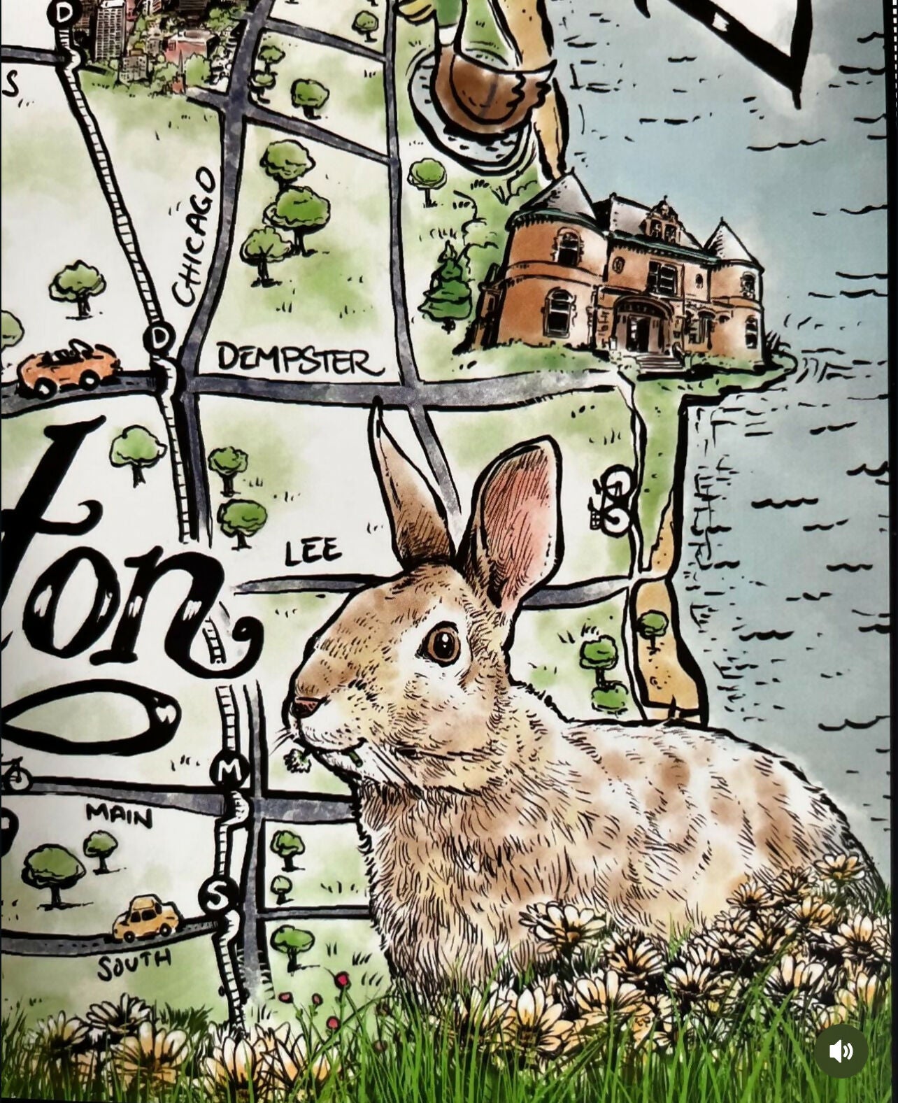 Tote and Poster Evanston Plein Air Festival bundle designed by Matt LaFleur