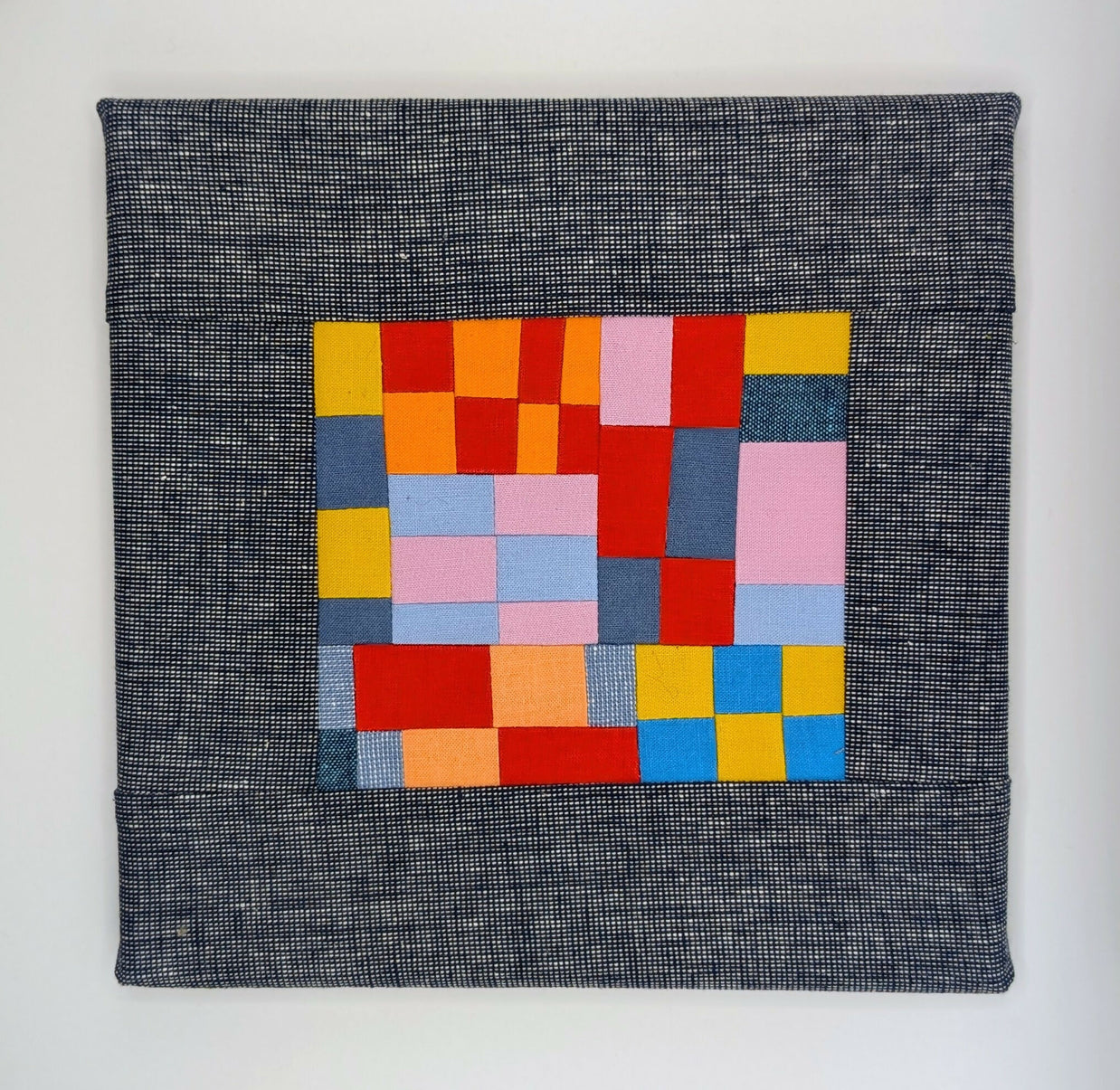 Fabric sketch with small rectangles