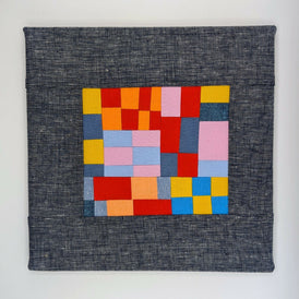 Fabric sketch with small rectangles