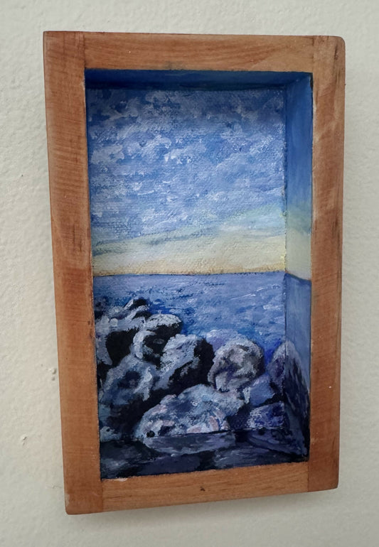 Winter Ice Lake Michigan original