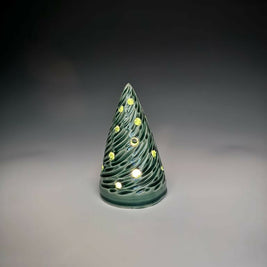 Green Xmas Tree Luminary 4
