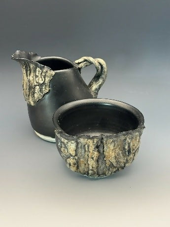 Woodland Creamer and Sugar Bowl Set