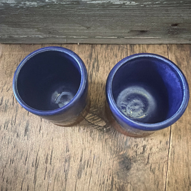 Copper & purple wine cups