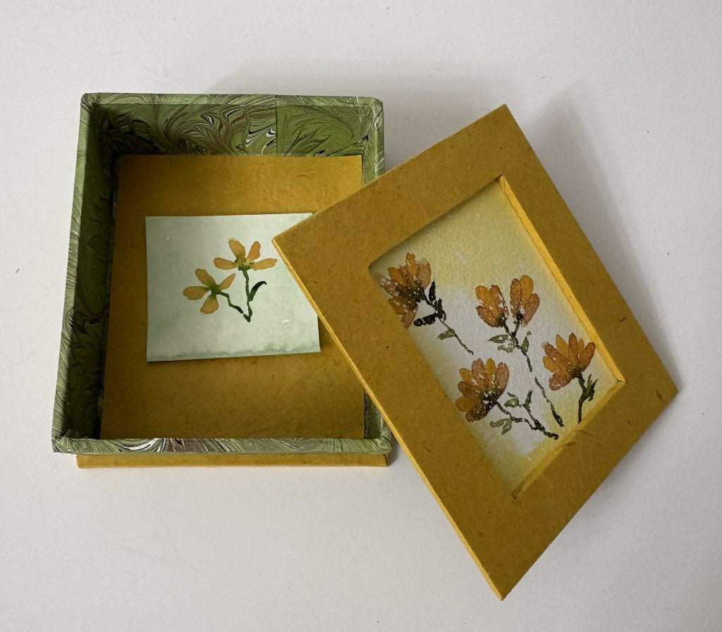 Snowflower Box (Yellow)