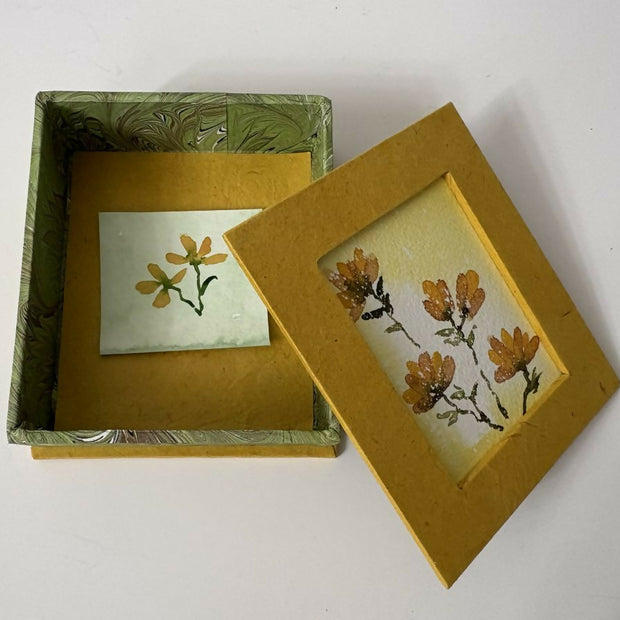 Snowflower Box (Yellow)