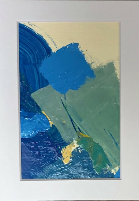 Matted 8x10 Mixed Media Paintings