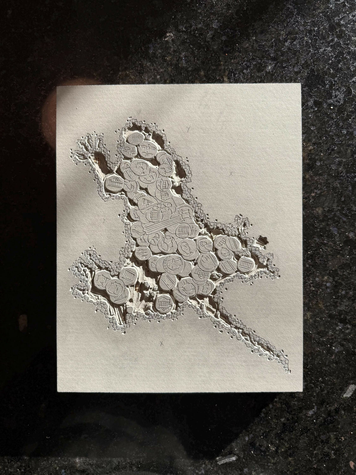 Chicago Rat Hole | Linocut Print | Wall Art