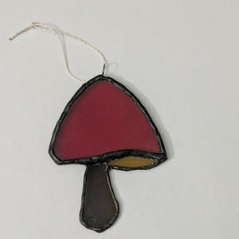 Recycled Stained Glass Mushroom