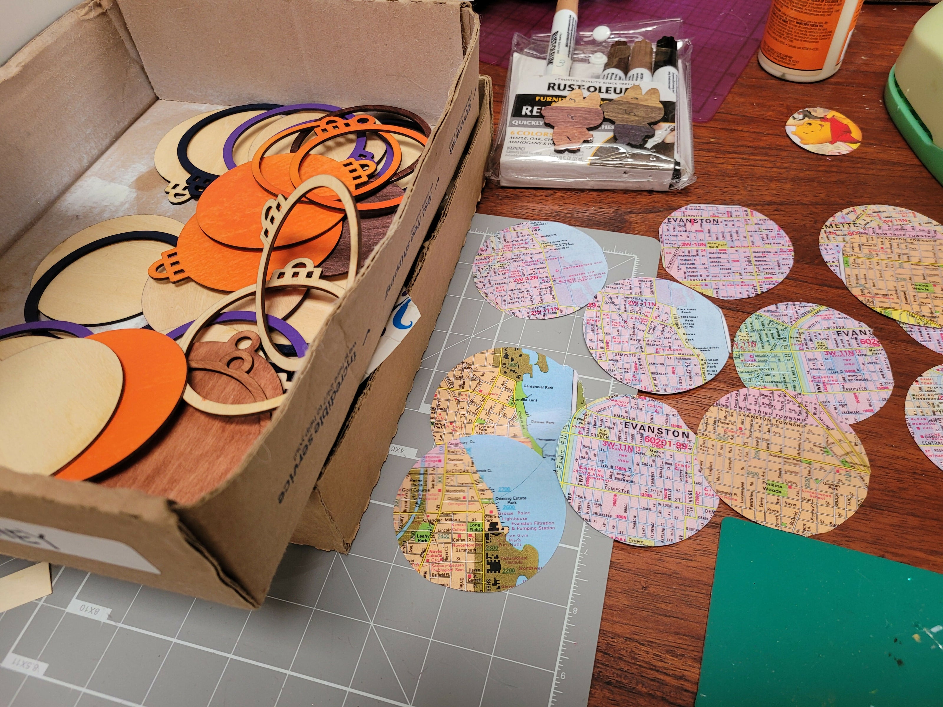 Evanston Neighborhood Christmas Ornaments