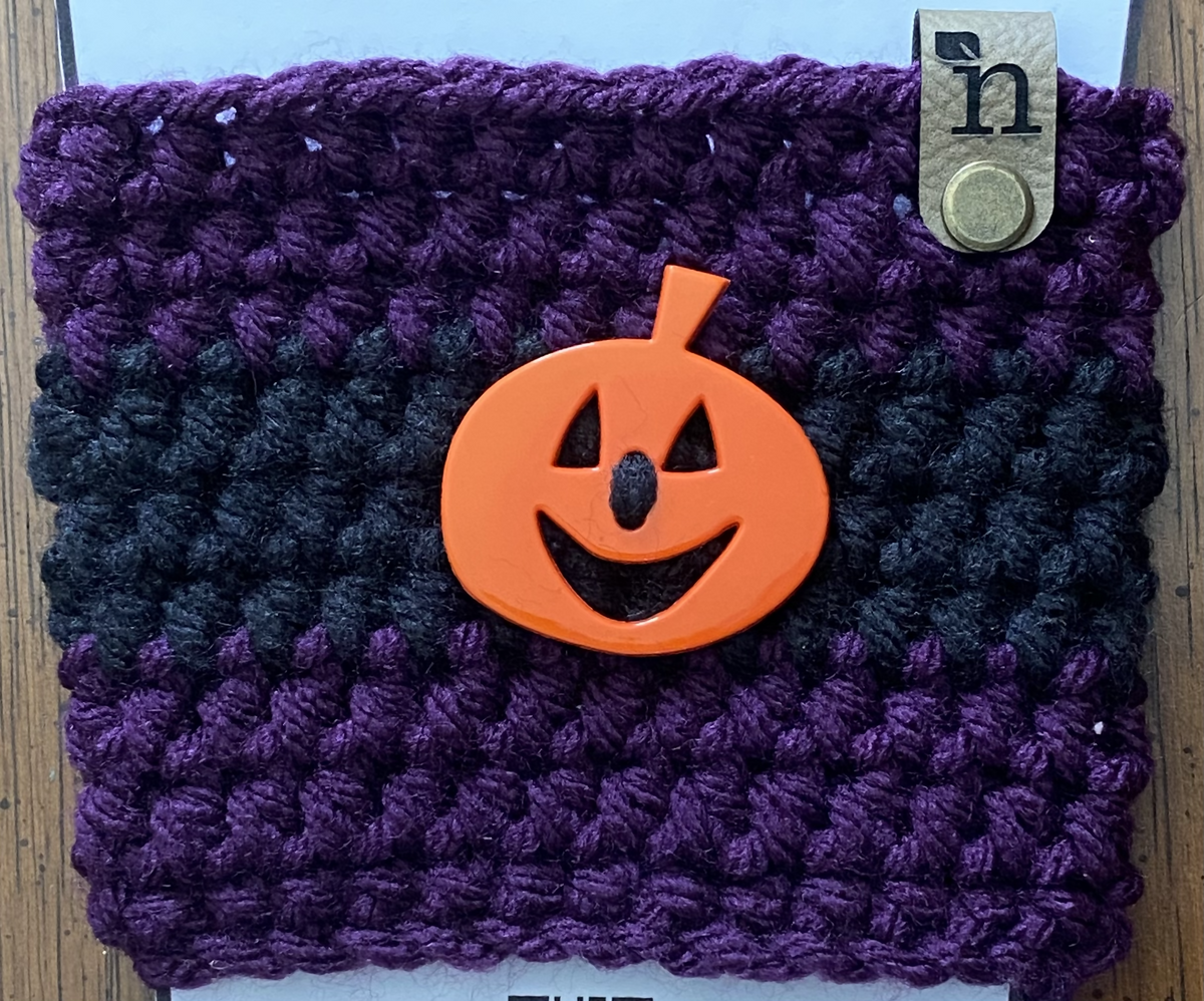 Coffee Cozy - Jack-O-Lantern