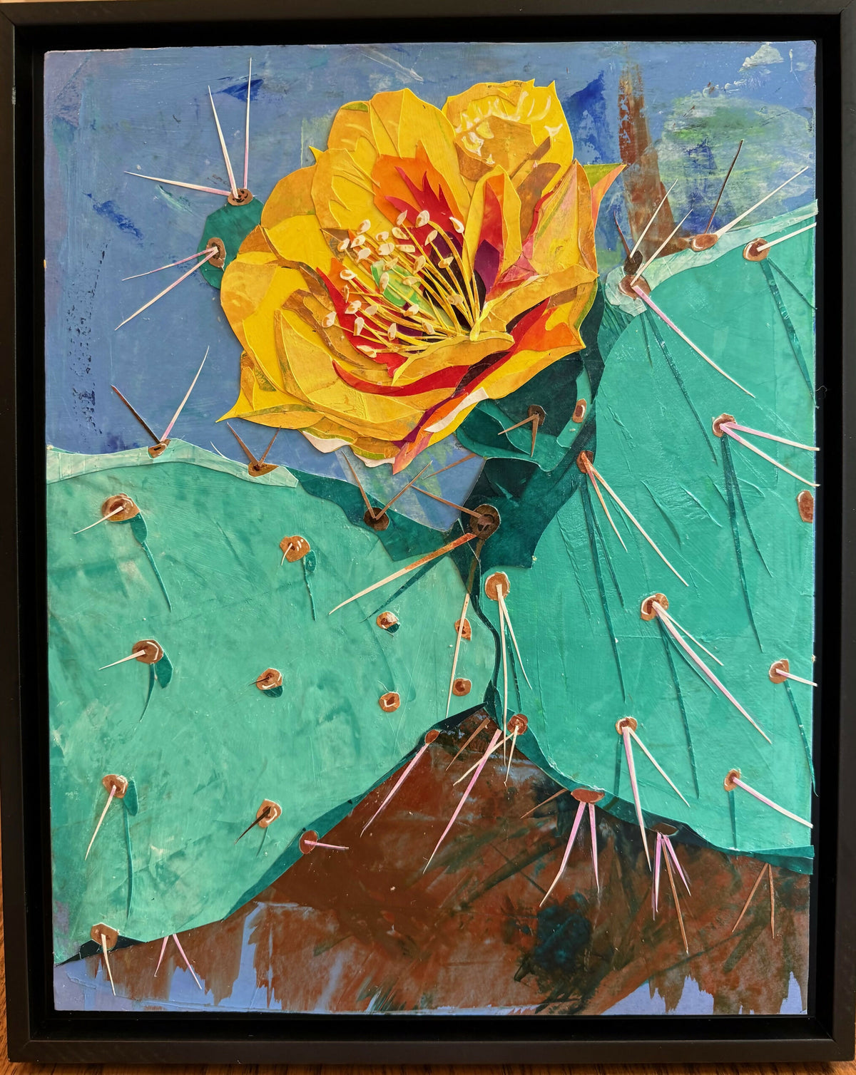 Cactus with Yellow Flower