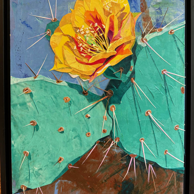 Cactus with Yellow Flower