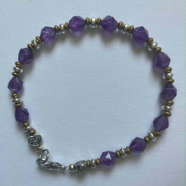 gemstone bracelet - amethyst