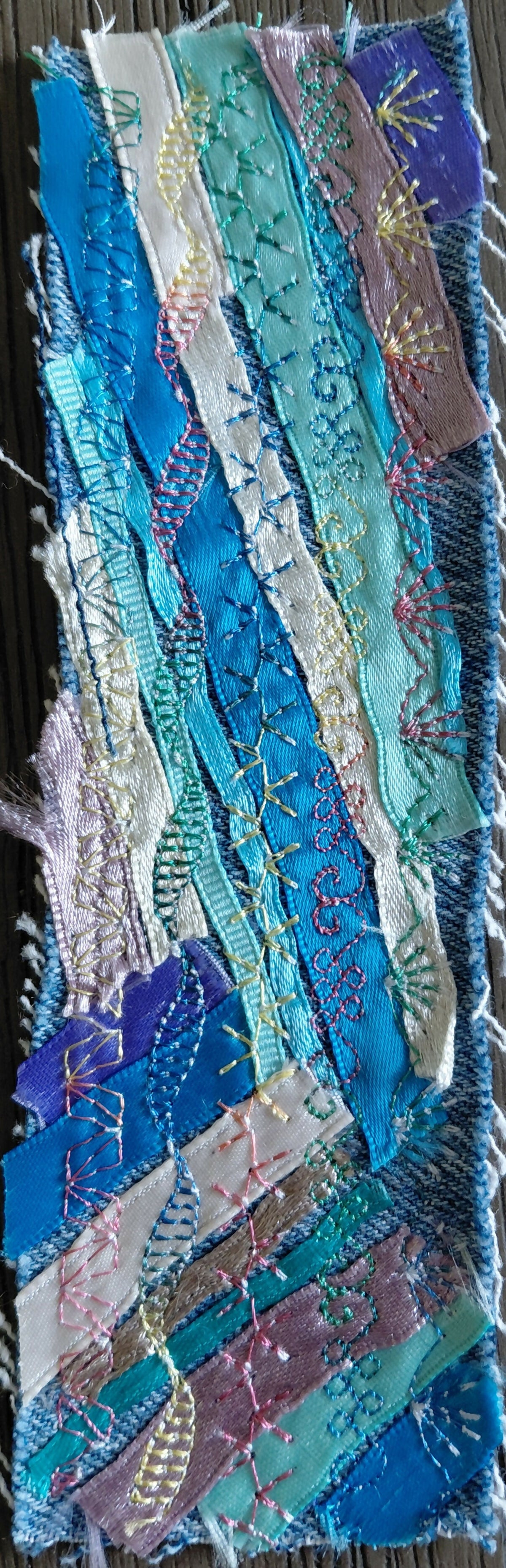 Turquoise & Lavendar Bookmark
