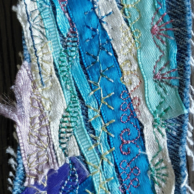 Turquoise & Lavendar Bookmark
