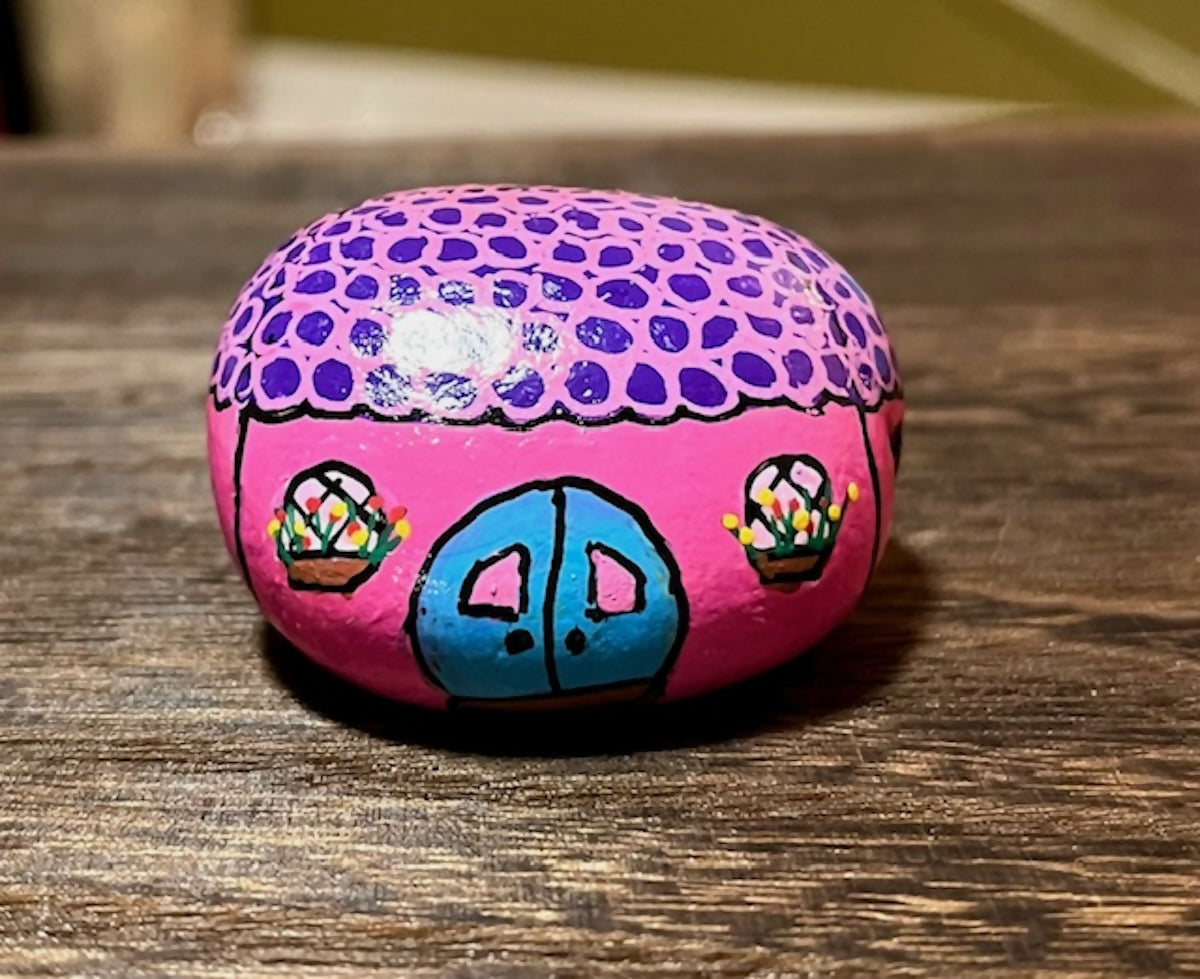 Gnome Home, large: Pink and Purple