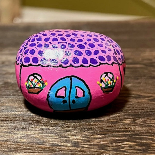 Gnome Home, large: Pink and Purple