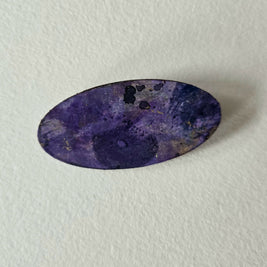 Oval handpainted pins