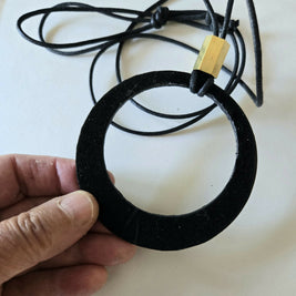 Large Boho hoop pendants