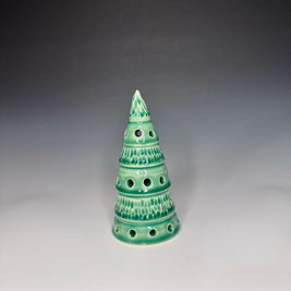 Green Xmas Tree Luminary 6