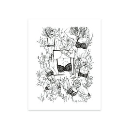 8”x10” Art Print, Bralette