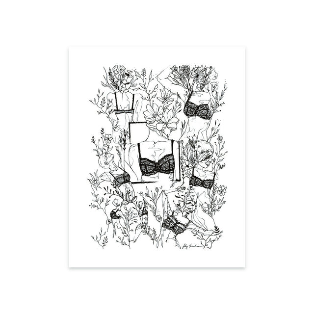 8”x10” Art Print, Bralette