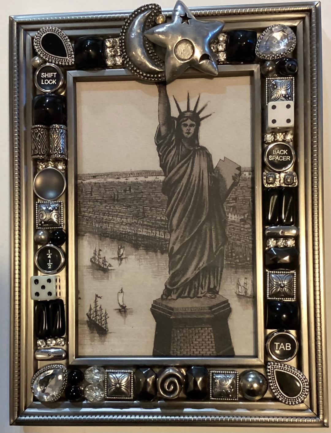 Moon and Stars Picture Frame