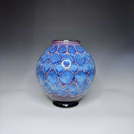 Blue and Purple Moon Jar Vase 2