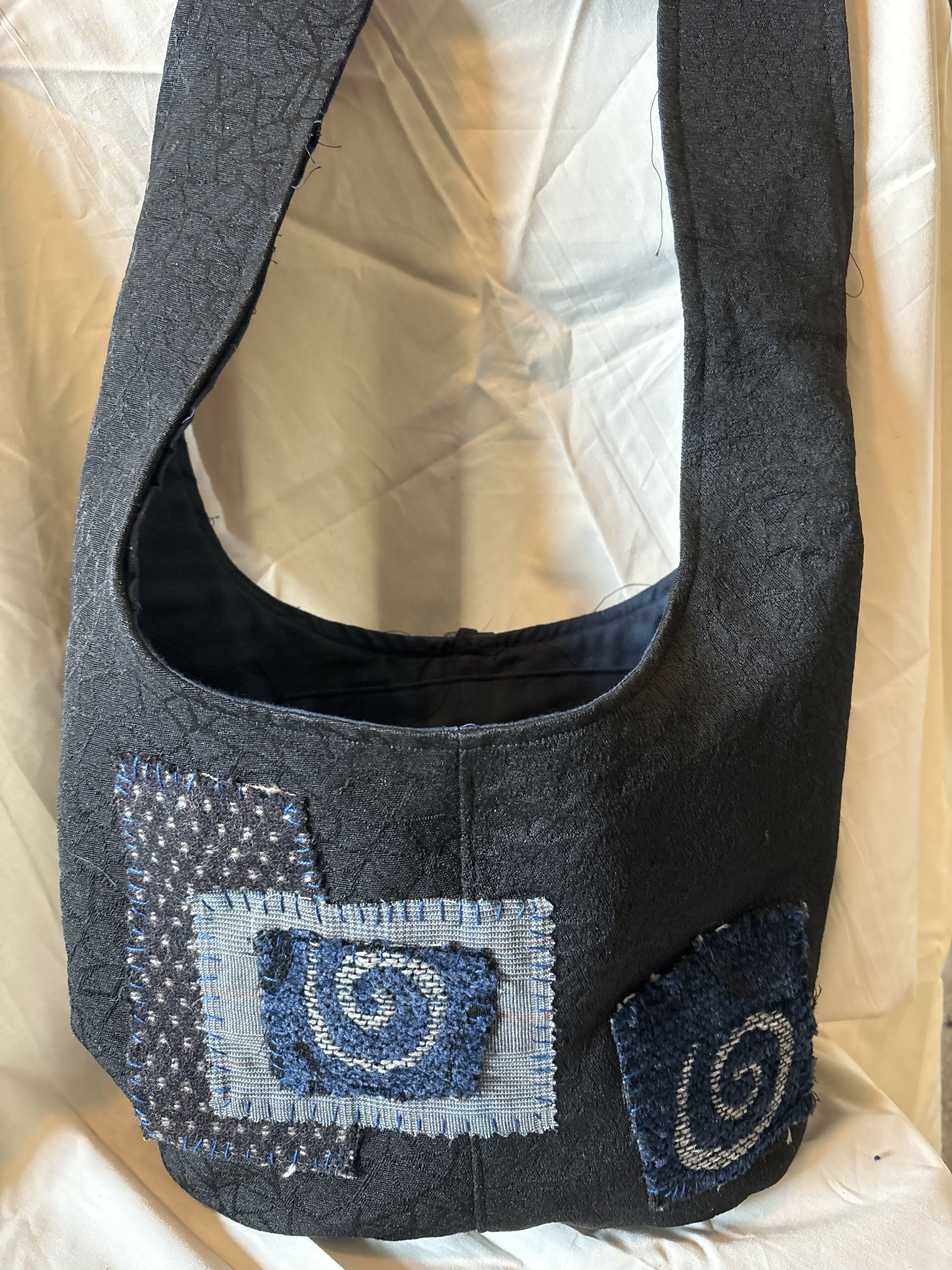Black boho bag