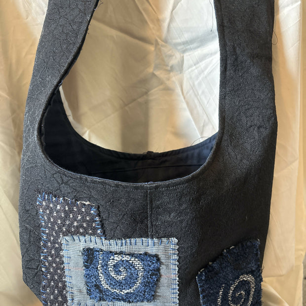 Black boho bag