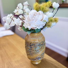 Spiraling Ceramic Vase
