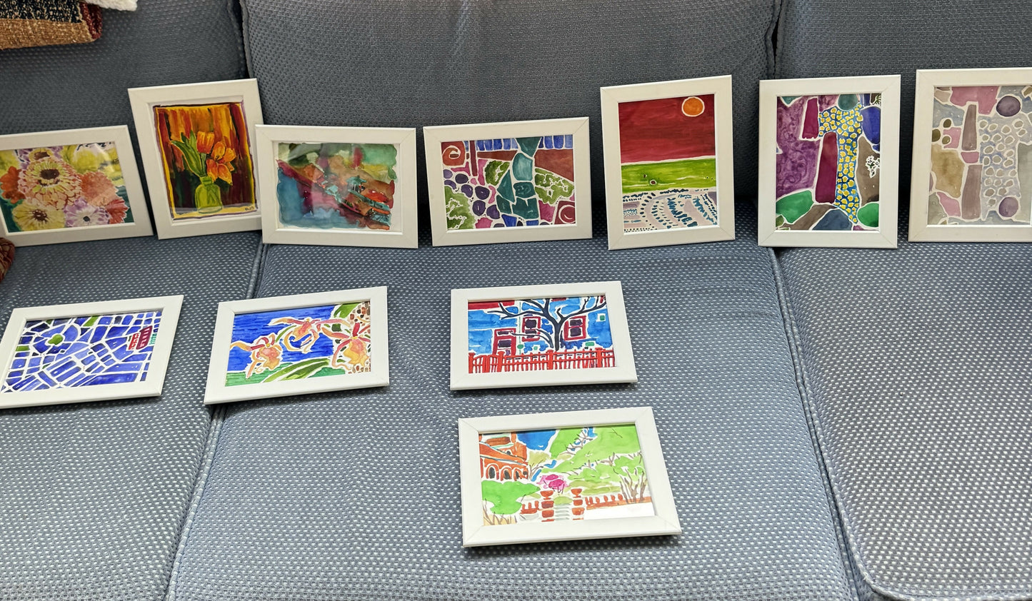 Original Watercolor Framed 5x7