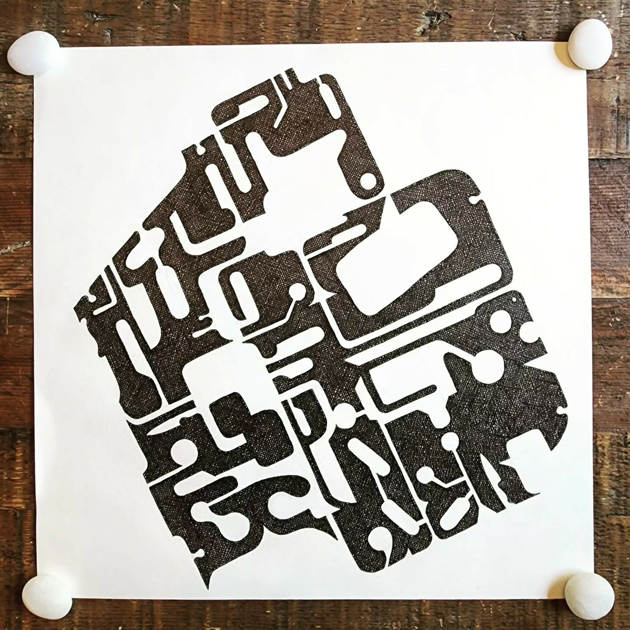 "Invalid Reference" - ink drawing