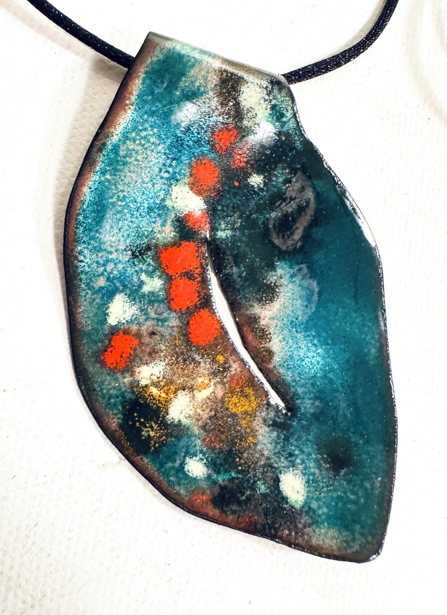 Enamel statement pendants