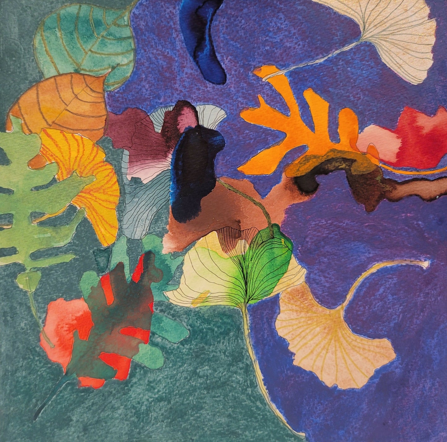 Gingko and Oak (healing and strength)