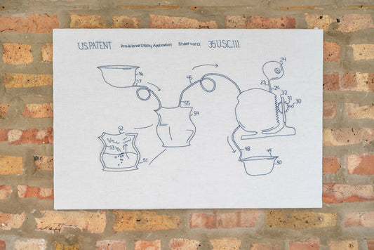 Embroidered water patent application