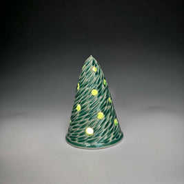 Green Xmas Tree Luminary 1