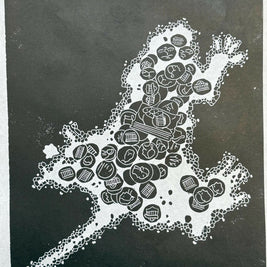 Chicago Rat Hole | Linocut Print | Wall Art