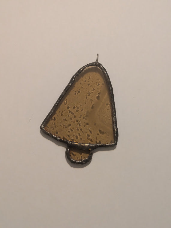 Recycled Stained Glass Bell