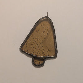 Recycled Stained Glass Bell