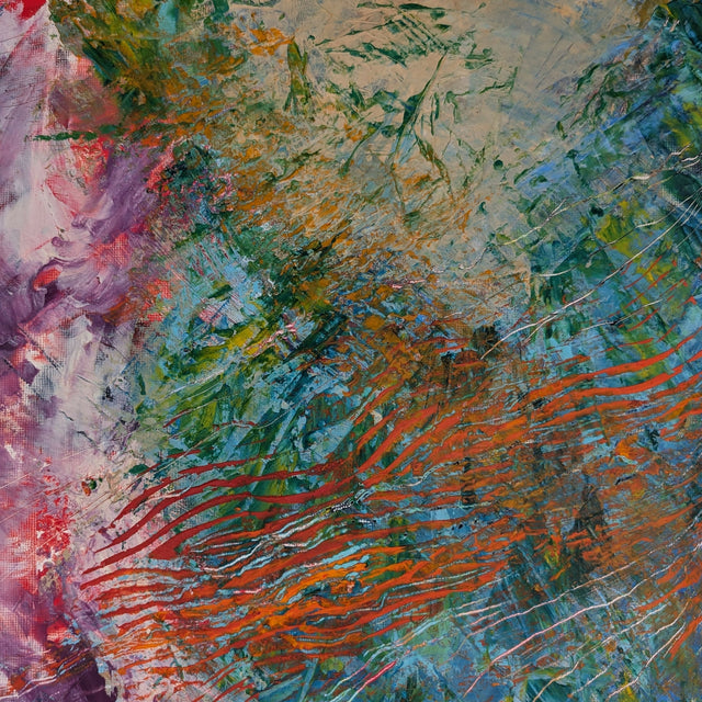 Underwater 2025 16x12 oil & CWM on paper