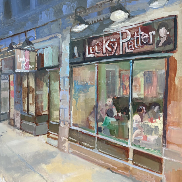 Painting Lucky Platter