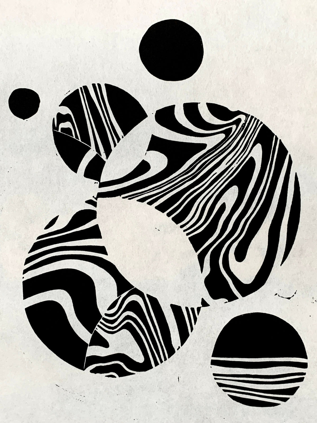 Marble 01 | Linocut Print | Wall Art