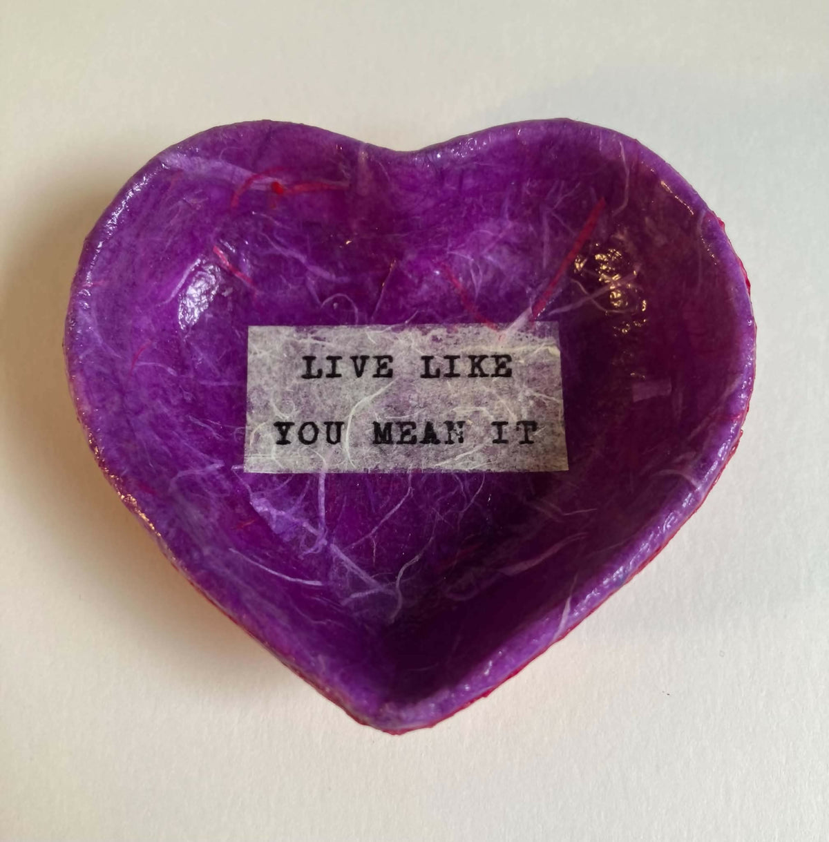 Heart trinket dish