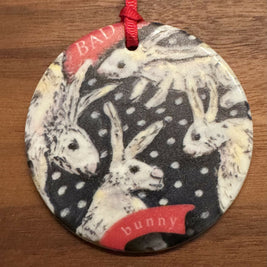 Bad Bunny Black with white dot - Matt finish