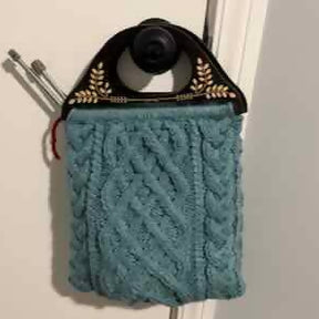 Teal Celtic Weave Handbag